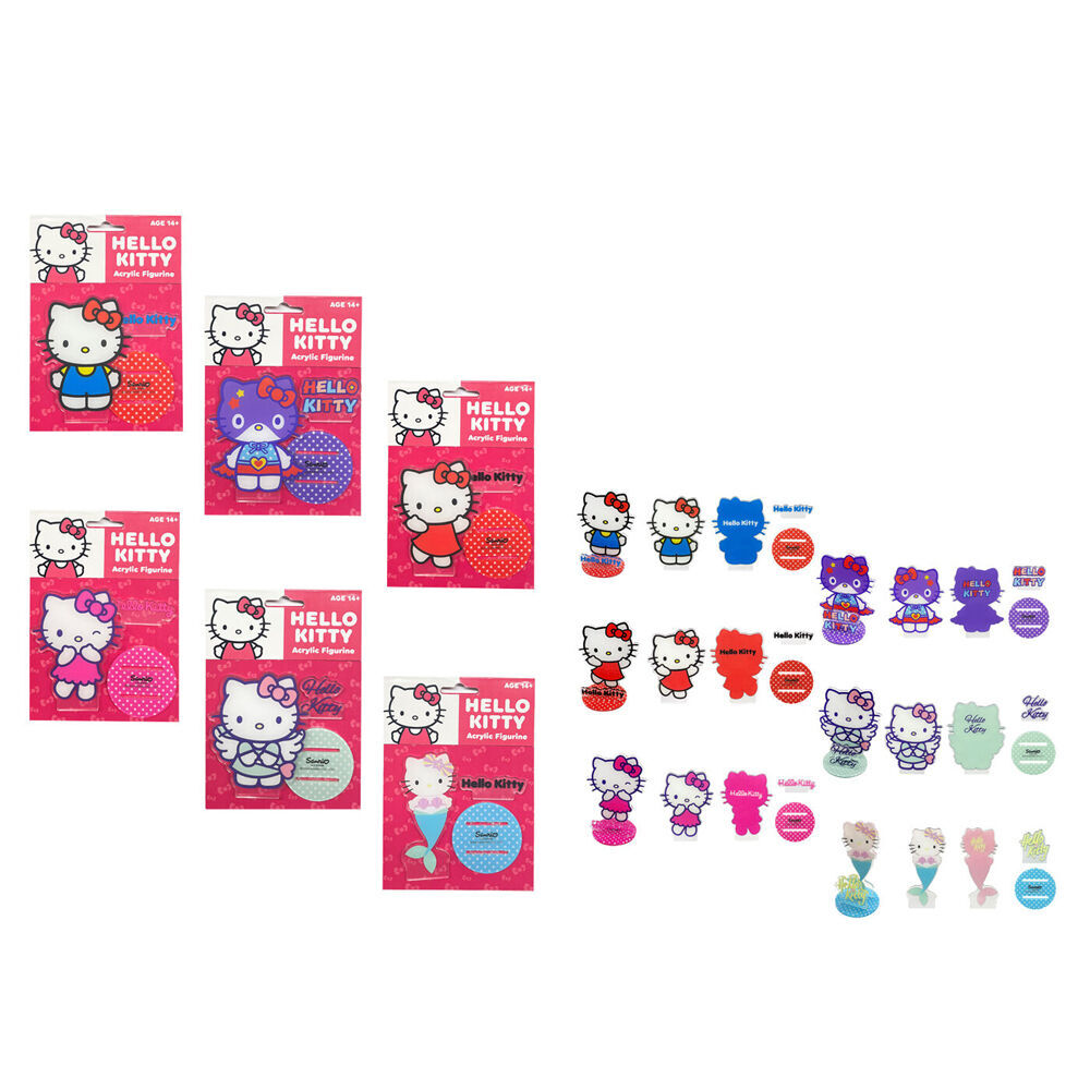Hello Kitty Acrylic Figurine Kids Collectable Toy For Ages 3y+ Assorted (4 Pack) — image 6