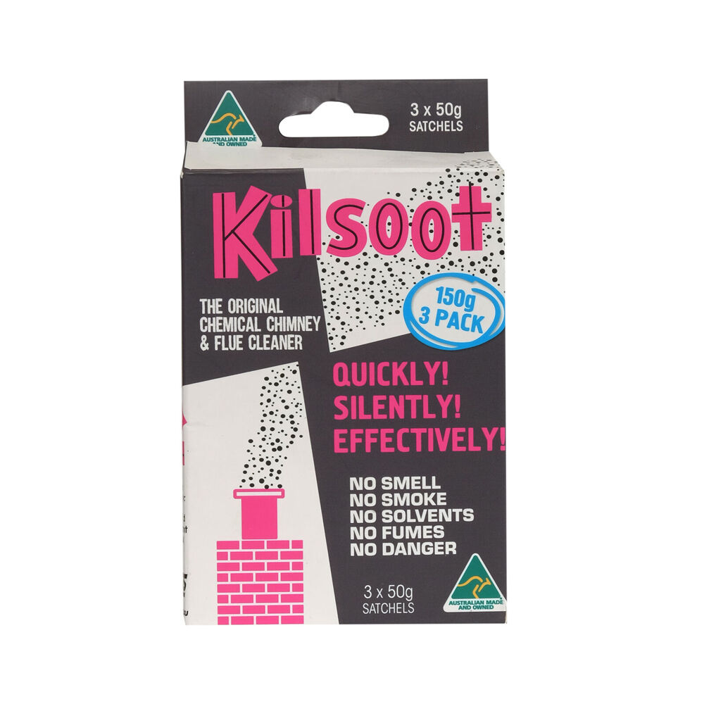 Kilscoot Kilsoot Quick 20 Minute Chimney and Flue Cleaner 50g Sachet (3 Pieces)