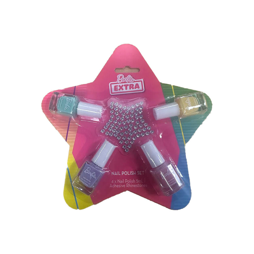 Barbie 8pc Fantasy Range Nail Polish Gift Set With Rhinestones — image 2