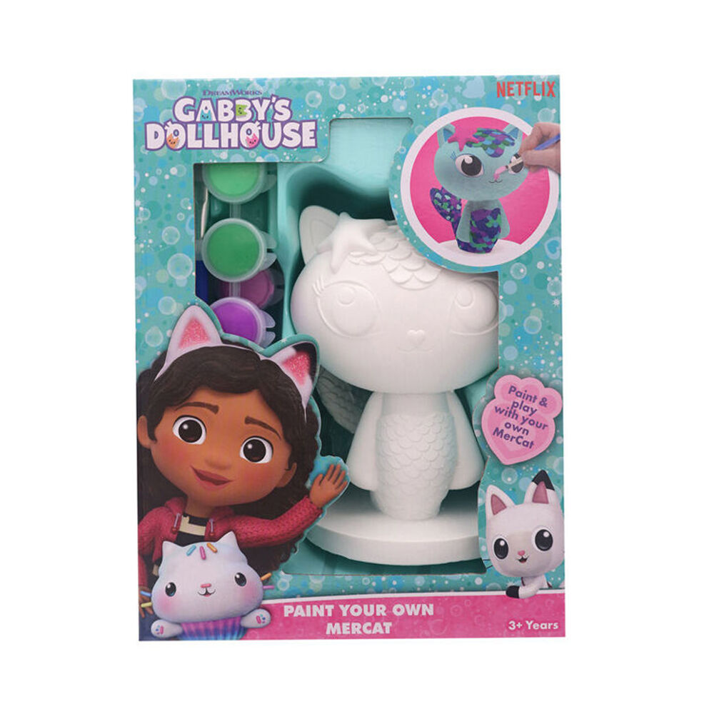 Gabbys Dollhouse Art Craft 3y+ Paint Your Own Character Assorted Kids