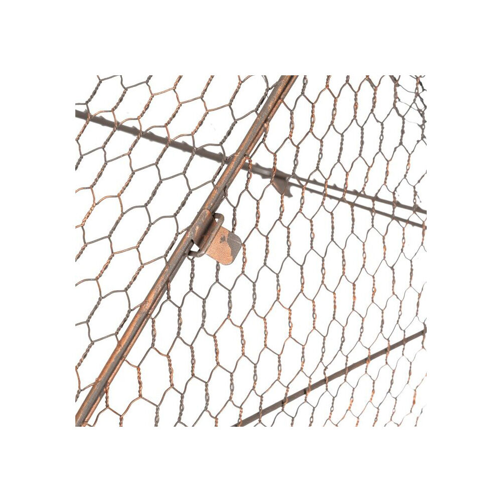 A.Fresco Cloche Wire House Outdoor Decoration 40x55cm Rust Copper — image 3