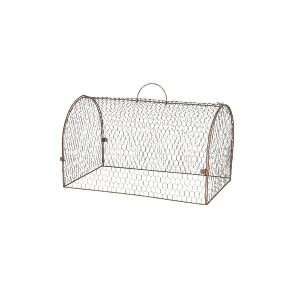 A.Fresco Cloche Flat End for Tunnel Outdoor Decoration 30x3cm Rust Copper — image 2