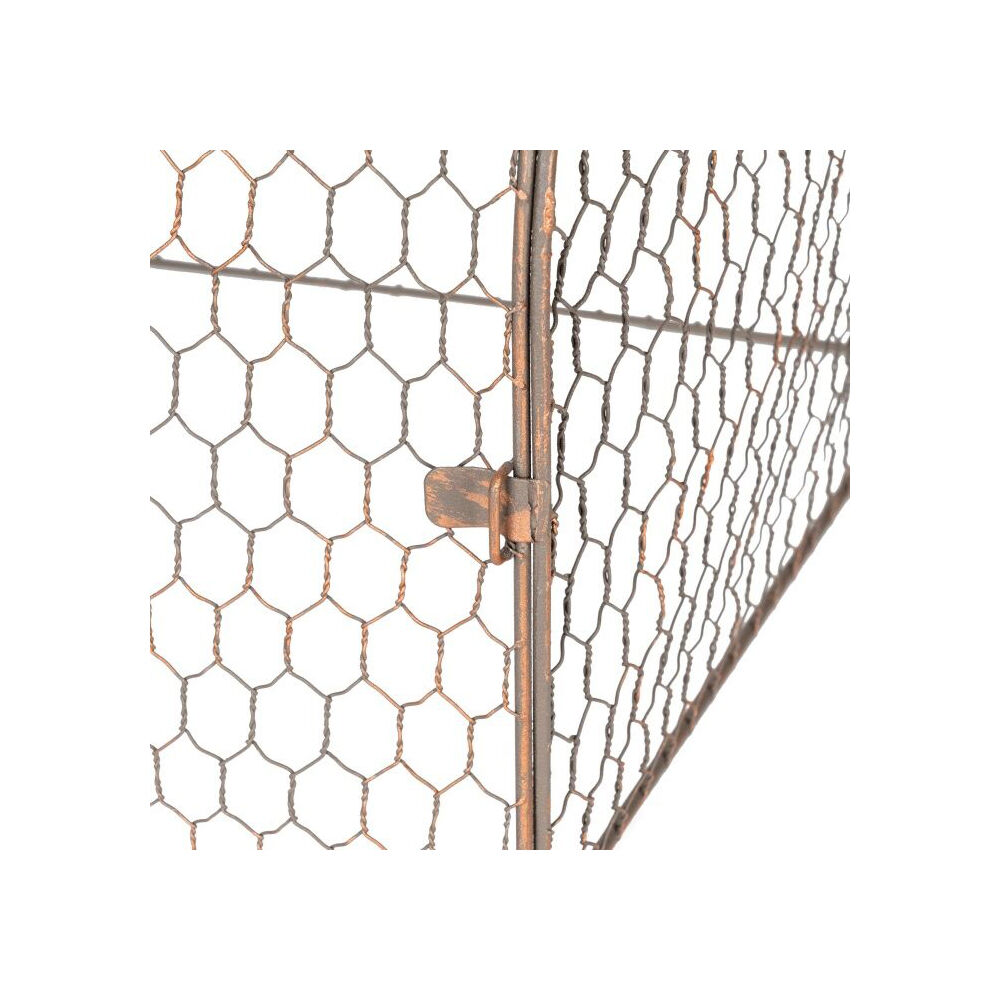 A.Fresco Cloche Flat End for Tunnel Outdoor Decoration 30x3cm Rust Copper — image 4
