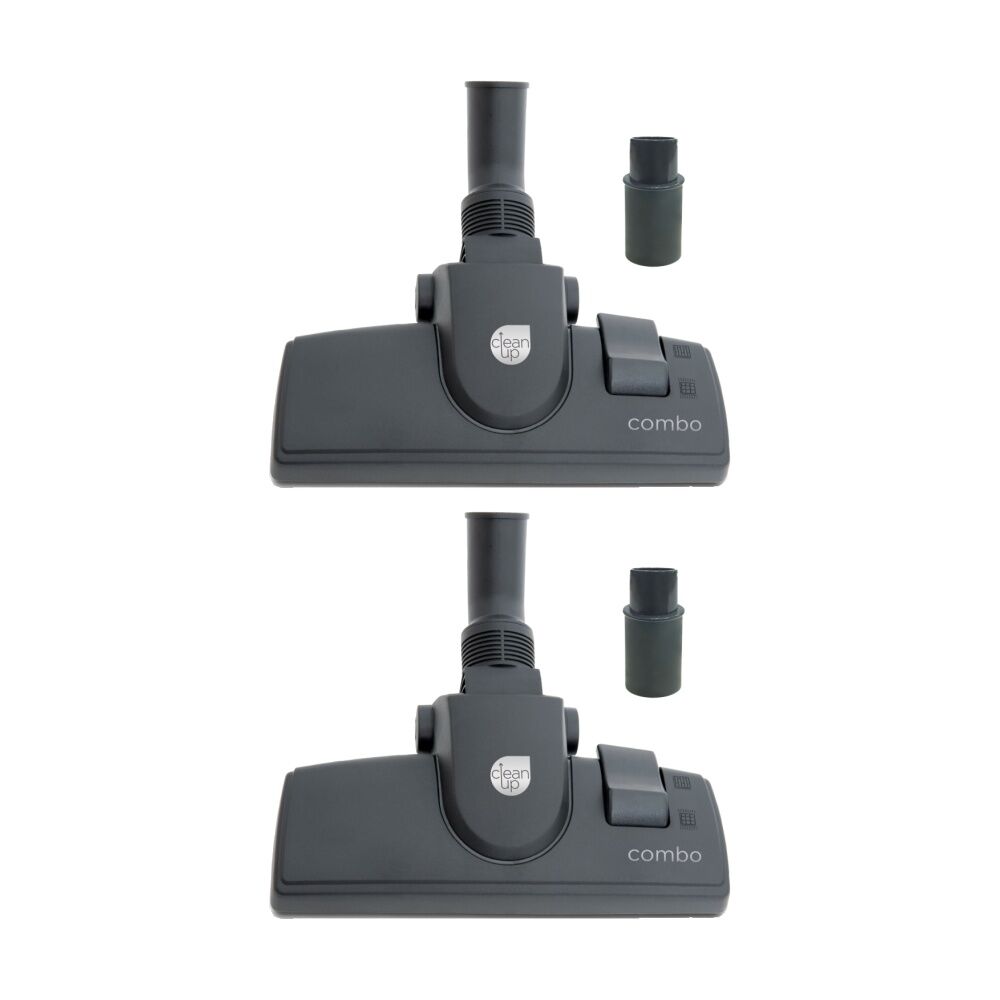 CleanUp Combination Floor Tool Vacuum Head 32mm / 35mm Metal Glide Plate (2 Pack)