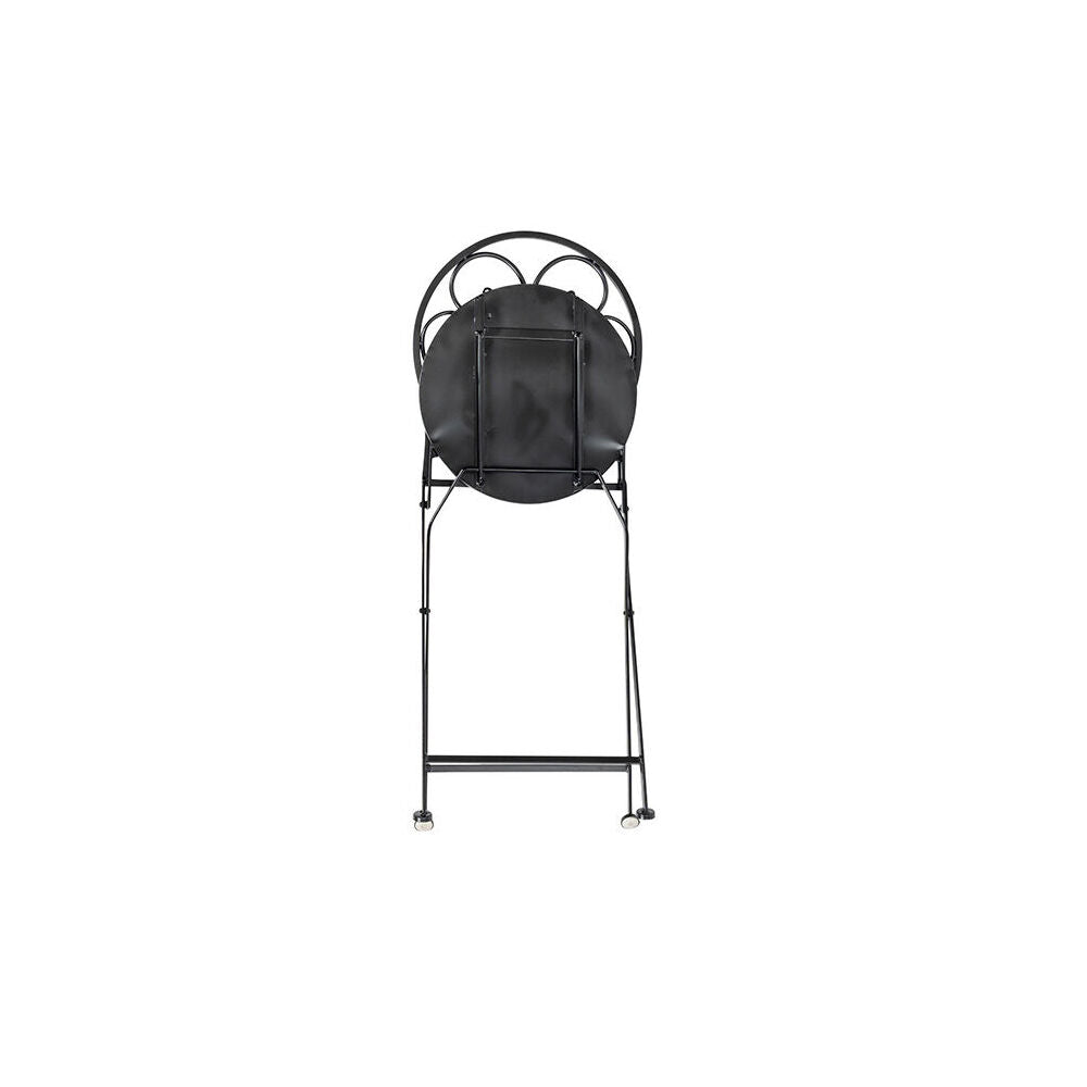 A.Fresco Coated Steel Mosaic Chair Outdoor Furniture 93x50cm Black & White — image 4