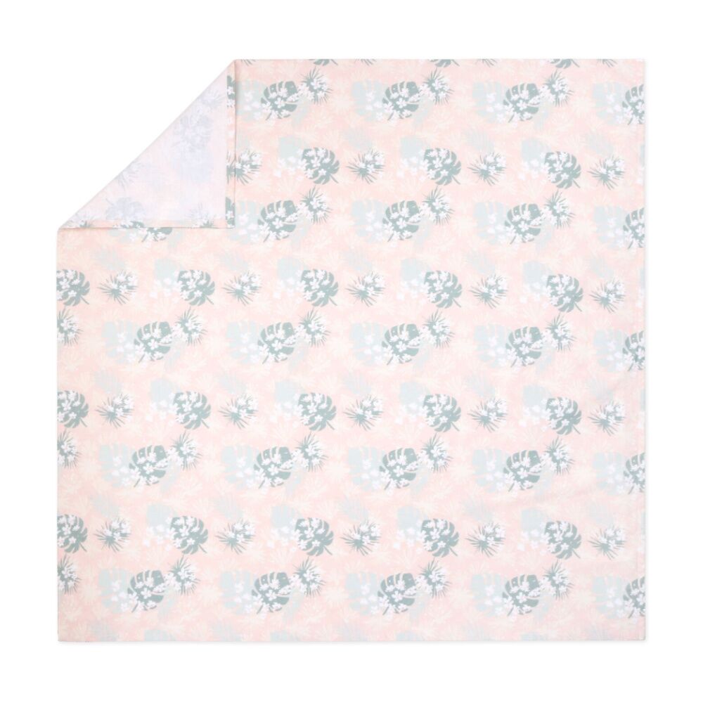 Little Haven Botanical Leaf Girl Themed Baby Cot Bedding Bundle Pink (6 Pieces) — image 4