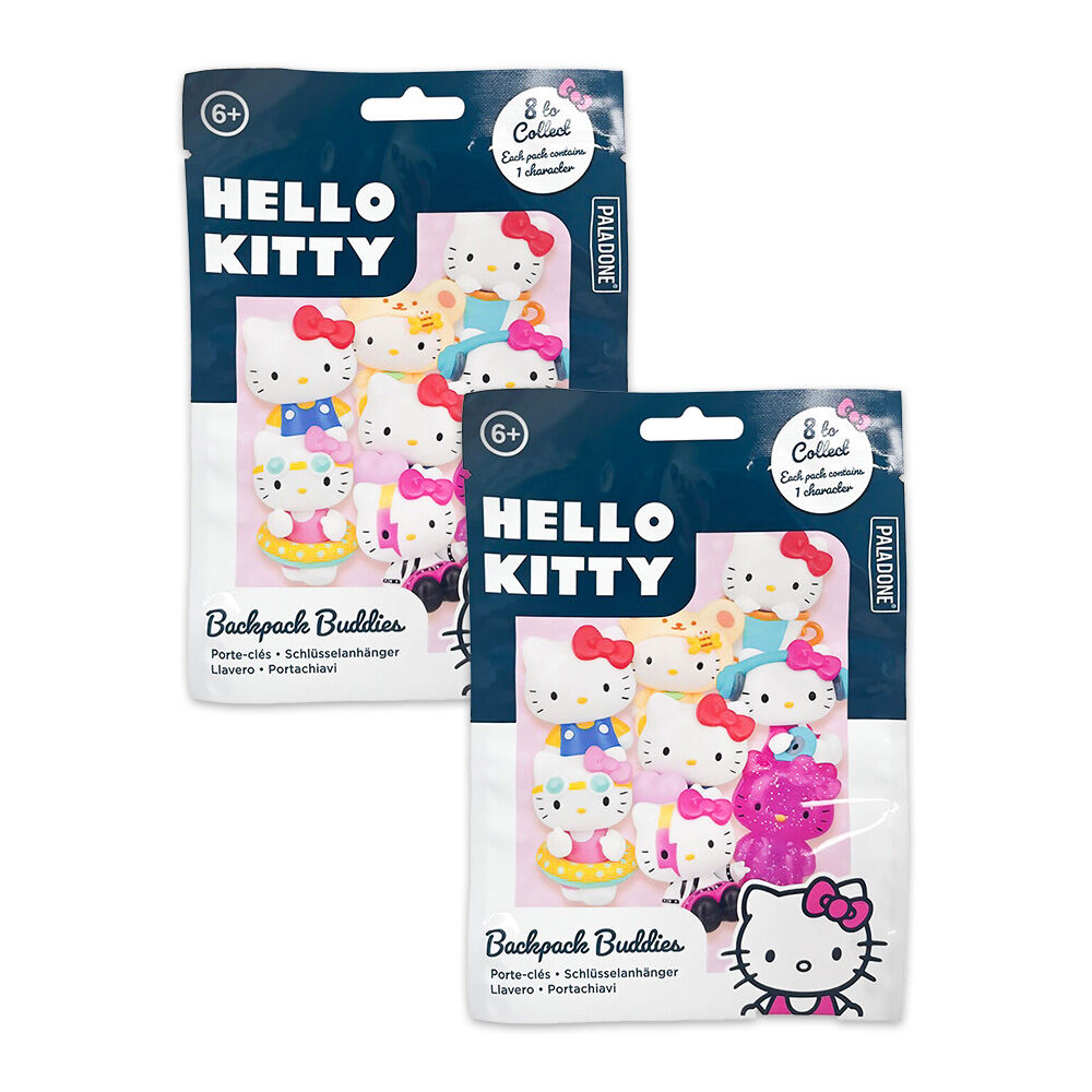 Hello Kitty Backpack Buddies Kids/Children's Keyring Pendant Assorted 6y+ (2 Pack)