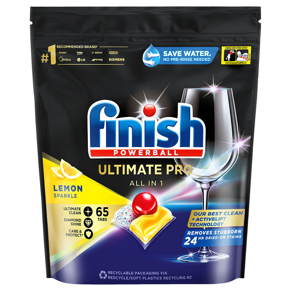Finish Ultimate Pro Powerball Dishwashing Tablets Lemon Sparkle (325 Pieces) — image 2