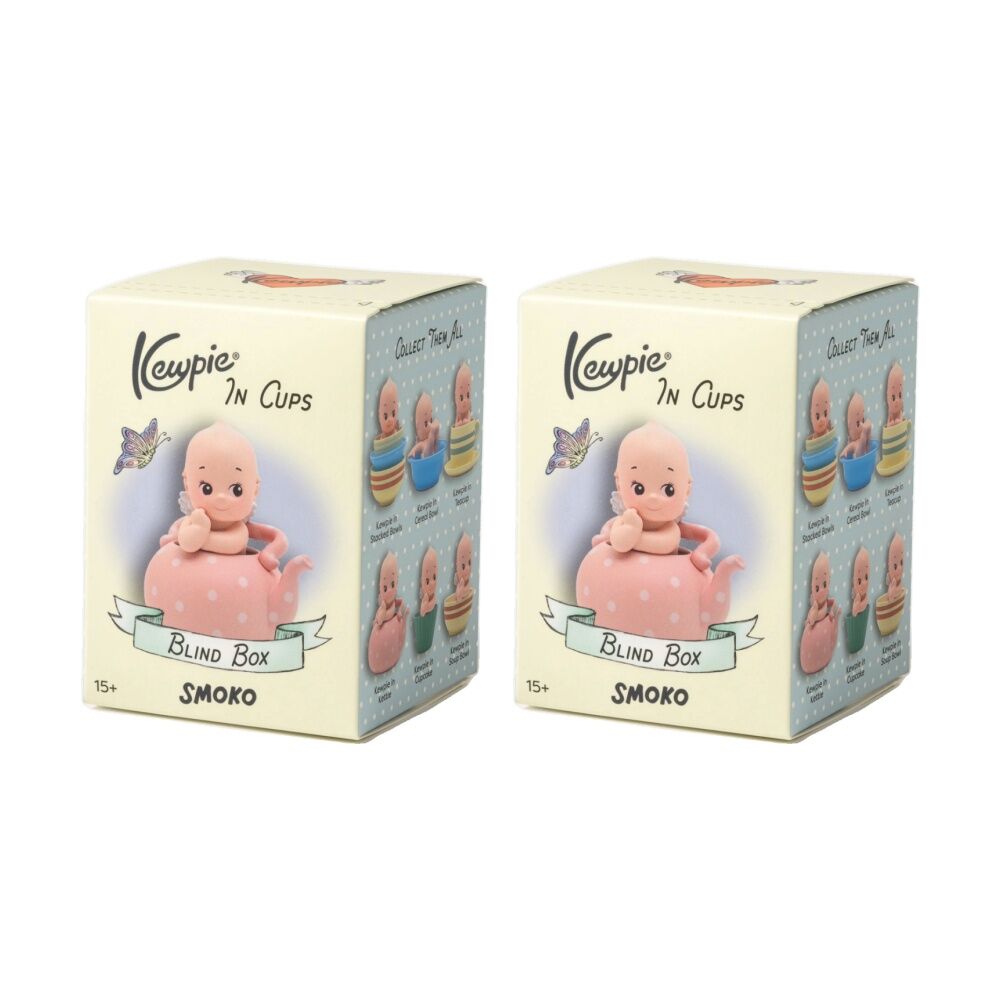 Smoko Kewpie in Cups Blind Box Toy Collectable Figurine 15Y+ Assorted (2 Pack)