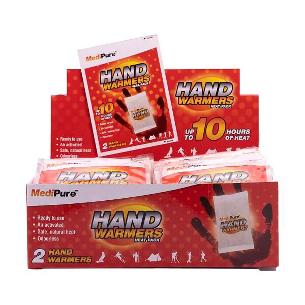 Medipure Hand Warmer Up to 10 Hours of Heat Pack Odourless Ready Use (2 Pieces) — image 5