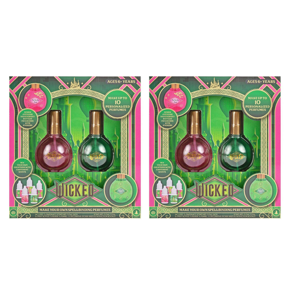 Wicked 2 Make Your Own Perfume Making Set Kids/Children Art Craft Kit 6y+ (2 Pack)