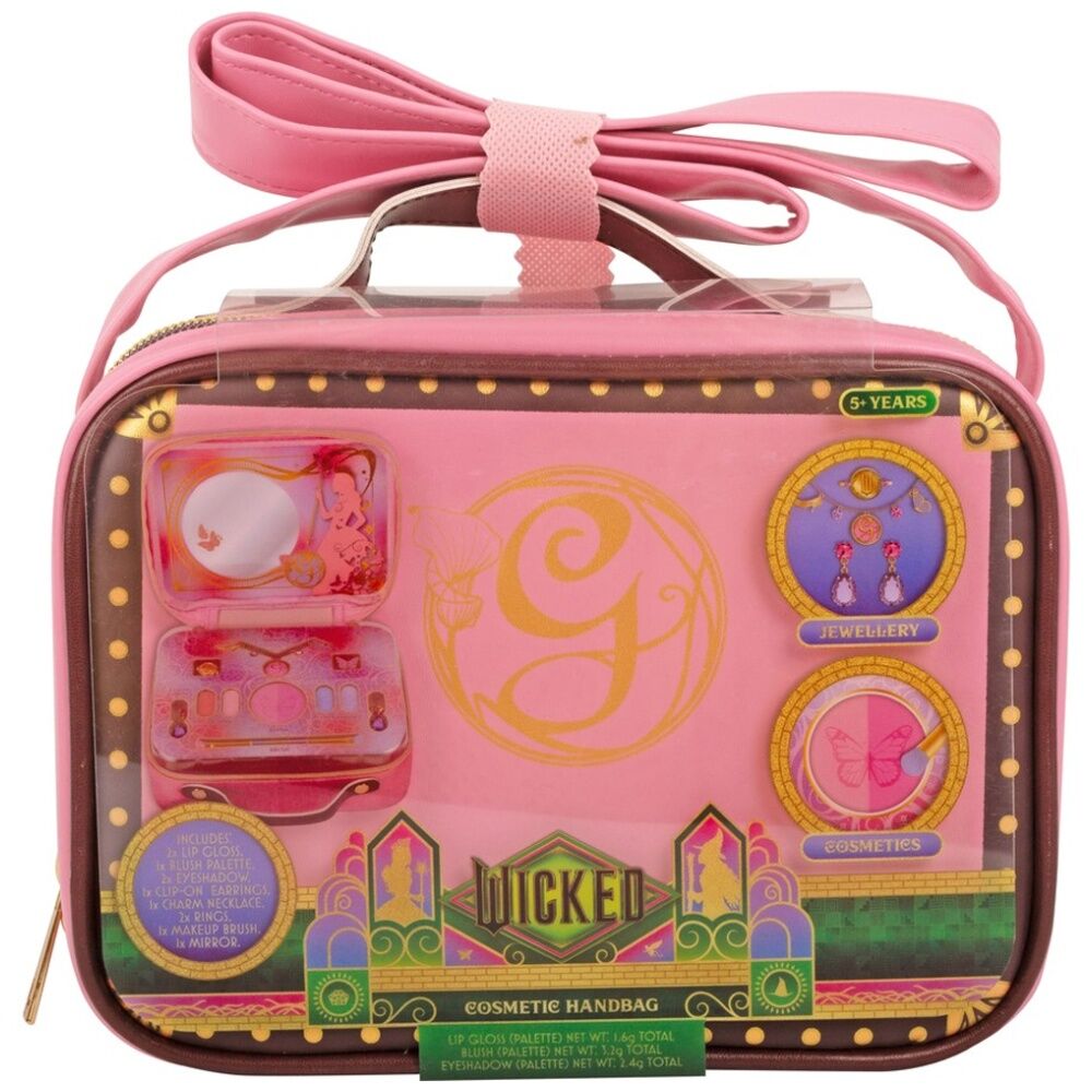 Wicked Cosmetic & Jewlery Handbag Kids Makeup Craft Set/Activity 5y+ (11 Pieces)