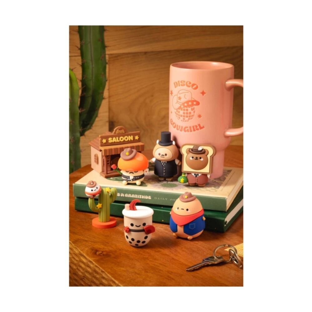 Smoko Friends Wild West Blind Box Toy Collectable Figurine 15Y+ Assorted (4 Pack) — image 3