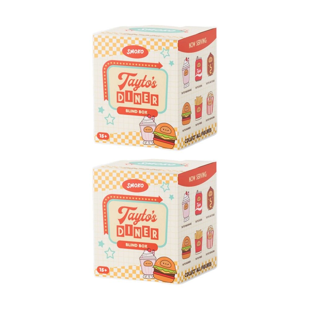 Smoko Tayto Diner Blind Box Toy Collectable Figurine 15Y+ Assorted (2 Pack)