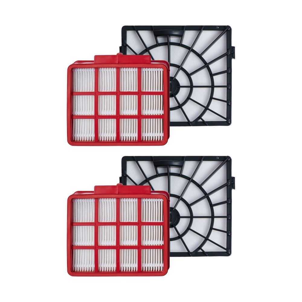 Cleanup Replacement Filter Set Allergen Capture For Sauber Bagged Vacuums (2 Pack)