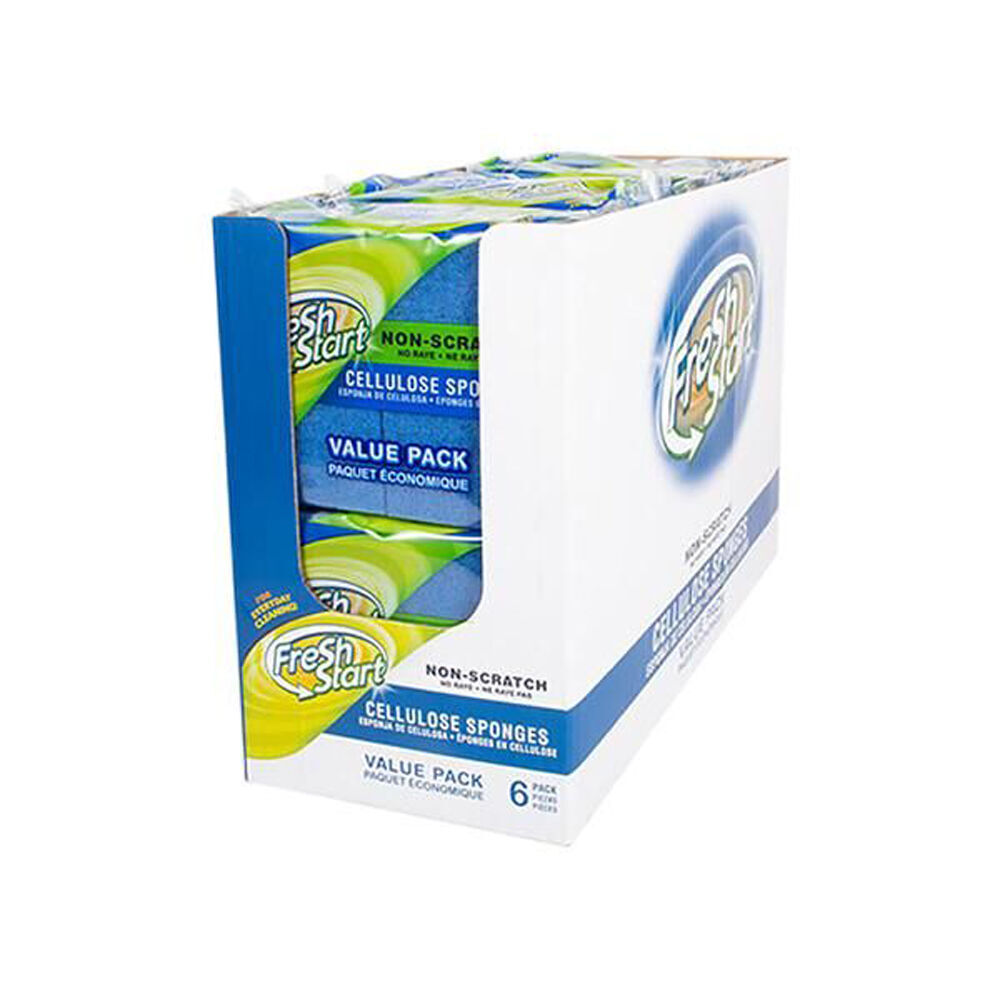 Fresh Start 5x 6pc Non Scratch Dishwashing Sponge Scour Pads Value Pack — image 5