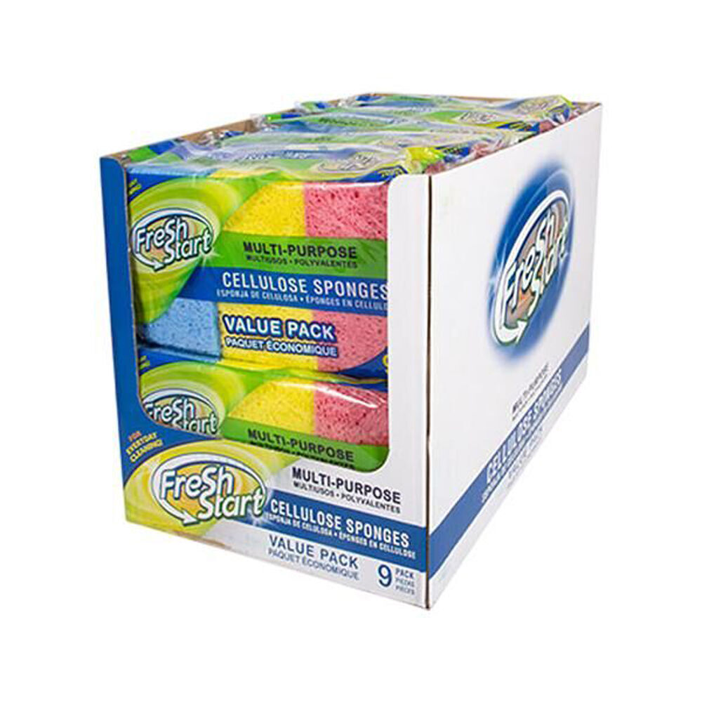 Fresh Start 9pc Fresh Start Multipurpose Cleaning Cellulose Sponge Value Pack (5 Pack) — image 4
