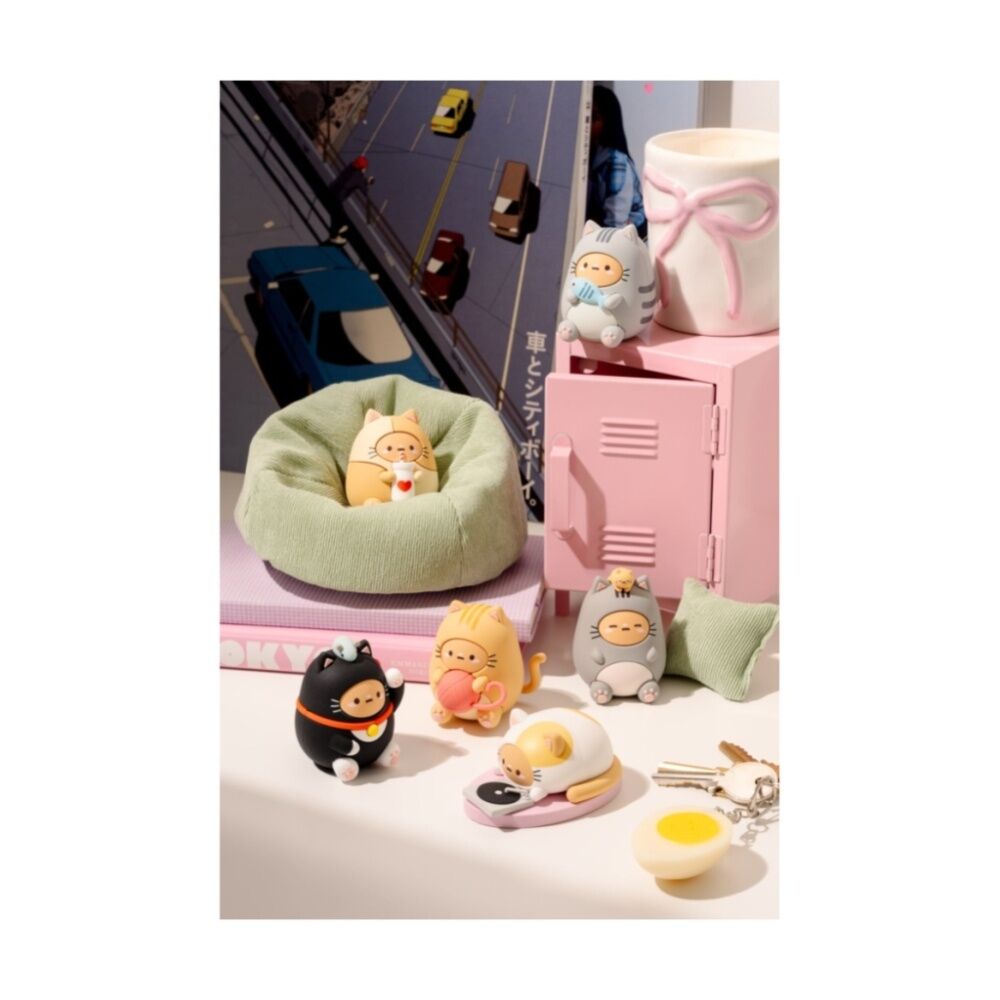 Smoko Tayto Chubby Cat Blind Box Toy Collectable Figurine 15Y+ Assorted (4 Pack) — image 3