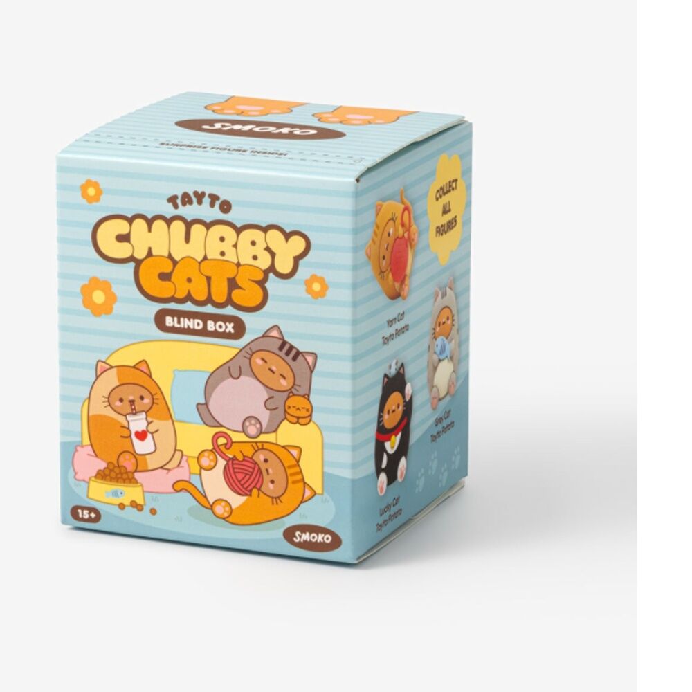 Smoko Tayto Chubby Cat Blind Box Toy Collectable Figurine 15Y+ Assorted (4 Pack) — image 7