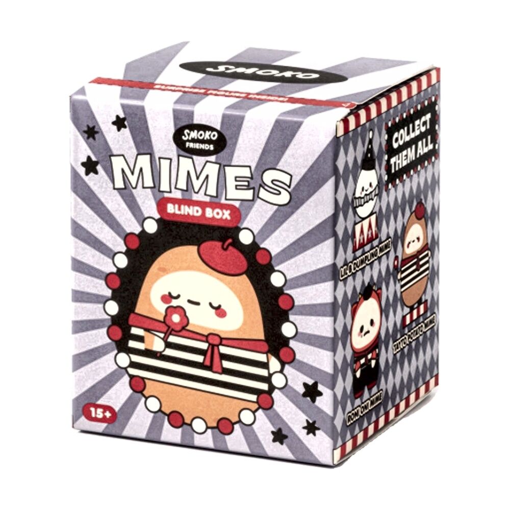 Smoko Friends Mimes Blind Box Toy Collectable Figurine 15Y+ Assorted (2 Pack) — image 2