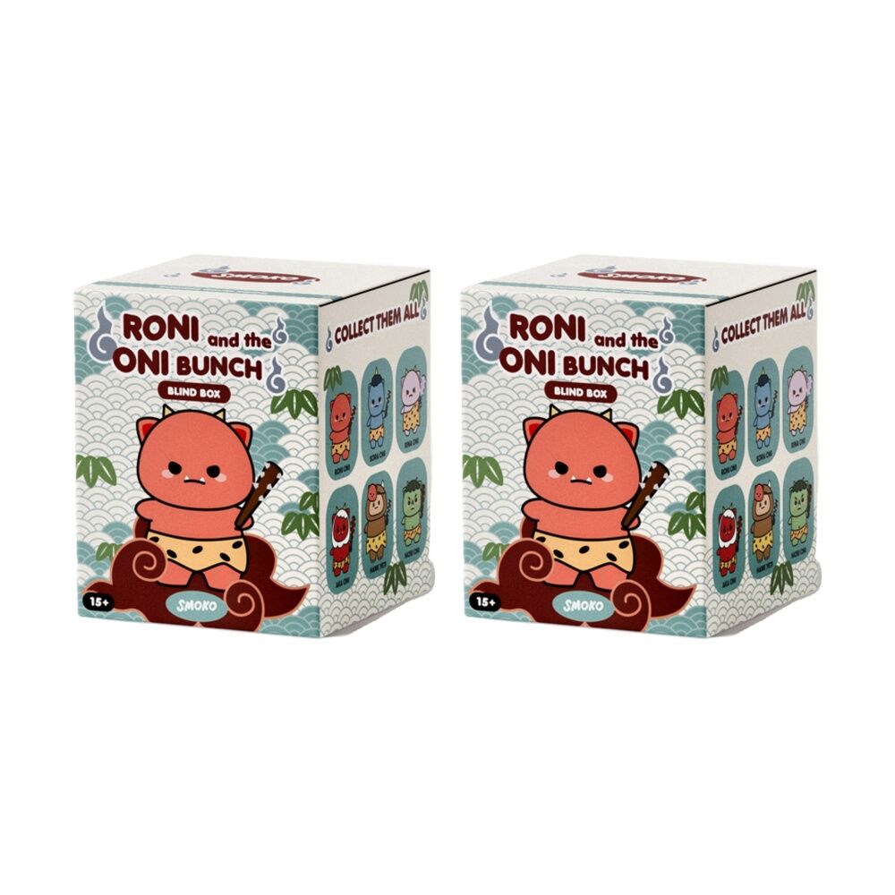 Smoko Roni And Oni Bunch Blind Box Toy Collectable Figurine 15Y+ Assorted (2 Pack)