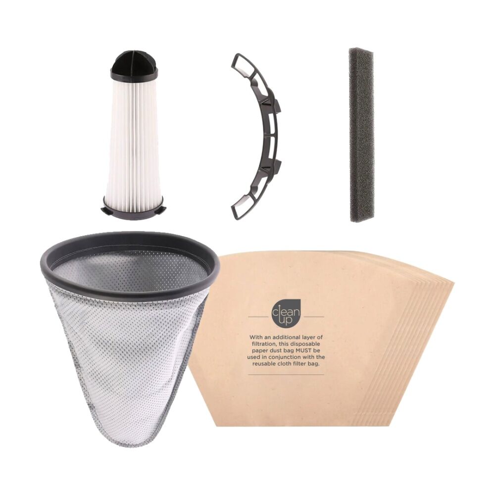 CleanUp CU65K Service Kit for Pac Vac Backpack Filter Dust Bags HEPA