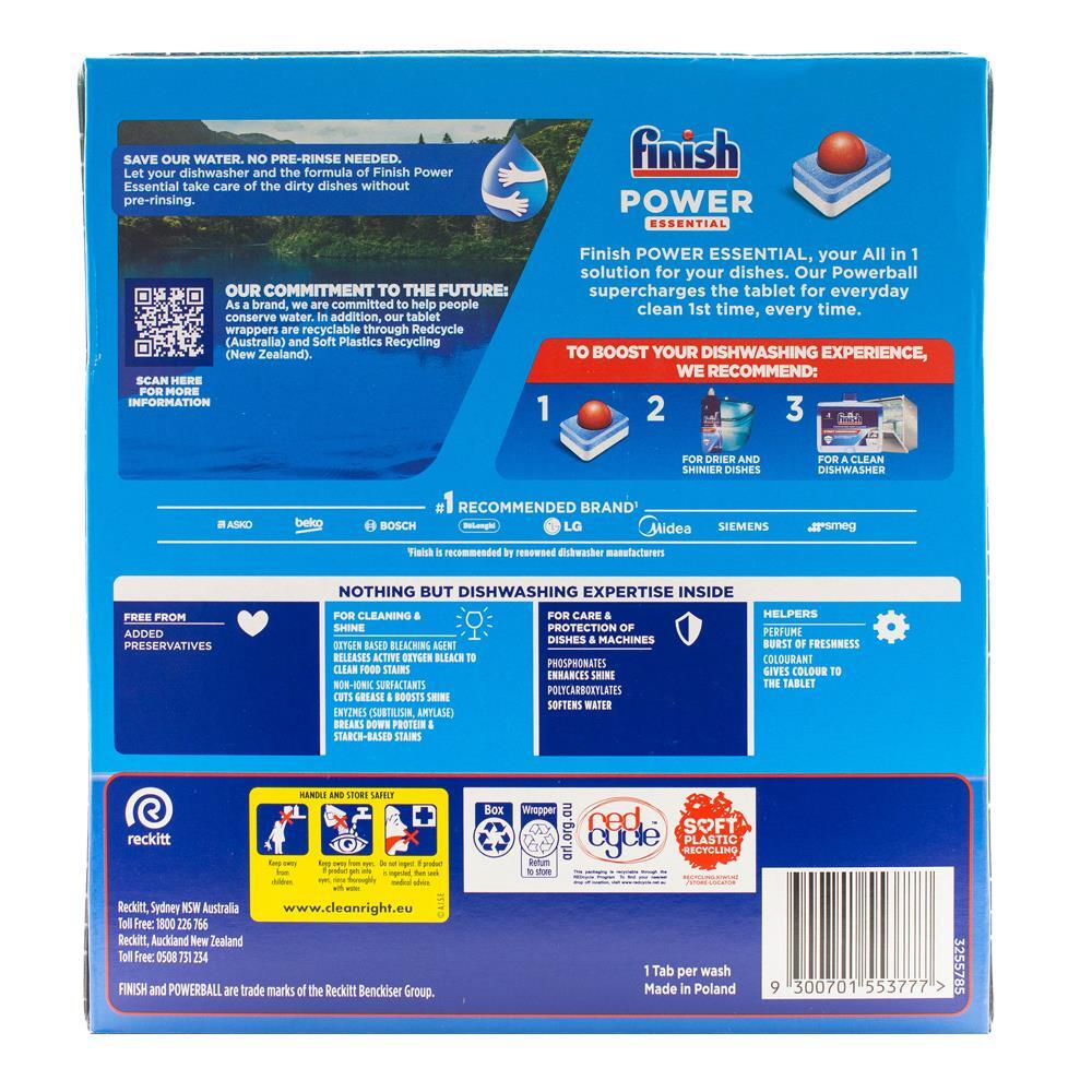 Finish Scented Dishwasher Tablets/Capsules w/ Powerball Lemon Sparkle (84 Pieces) — image 4