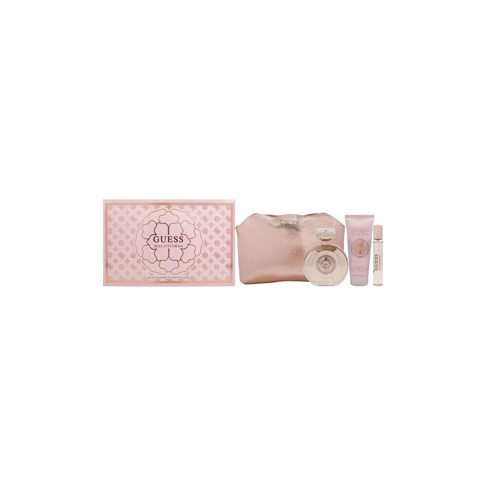 330550-4pc-guess-bella-vita-rosa-100ml-edt-15ml-spray-100ml-body-lotion-bag