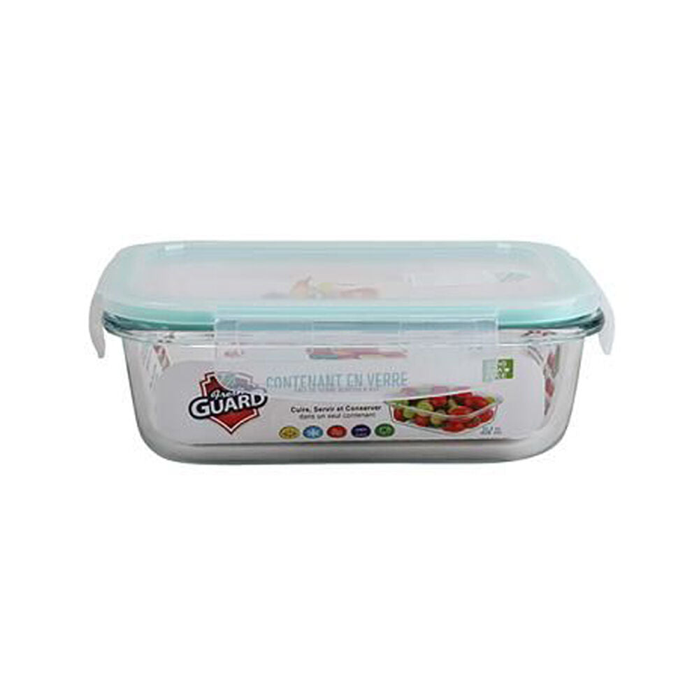 Fresh Guard Microwavable Glass Airtight Food Storage Container — 630ml