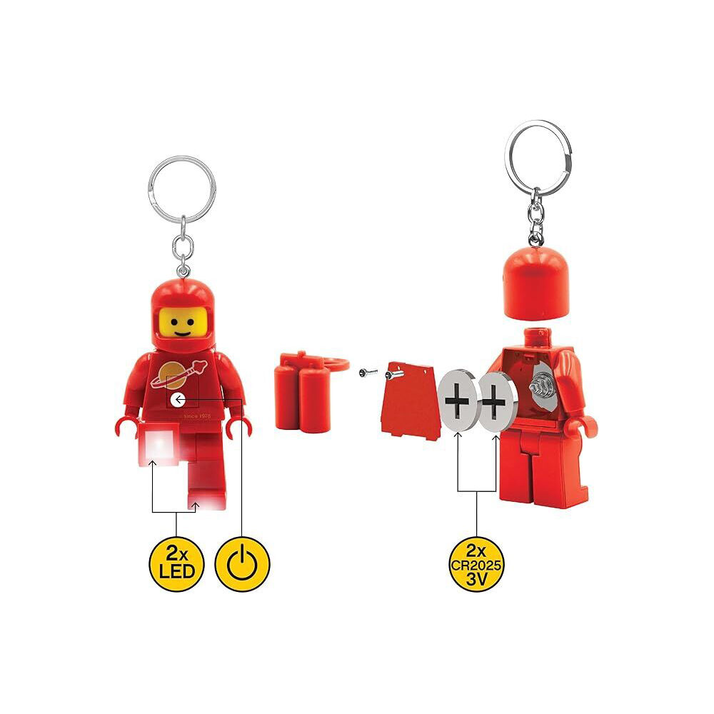 Lego Minifigures Cute Little Devil Keychain LED Light 3.9x4cm Kids Red 6y+ (2 Pack) — image 3