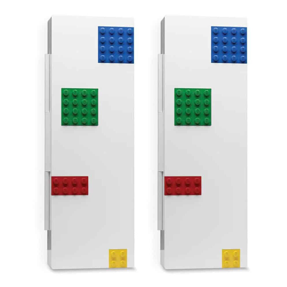 Lego Pencil Case Box Pen Organiser Kids/Children School Stationery (2 Pack)