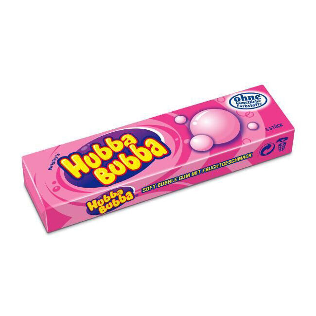Hubba Bubba Bubble Gum Outrageous Original Flavour 35g Sweets Confectionery (20 Pack) — image 2
