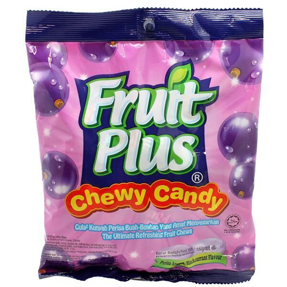 Fruit Plus Kids Soft Chewable Chewy Candy w/ Blackcurrant Flavour 150g Pack (8 Pack) — image 2