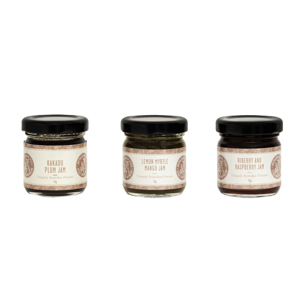 Australian Bush Spices Mini Jams 50g Gourmet Breakfast Spreads Set (6 Pieces) — image 2