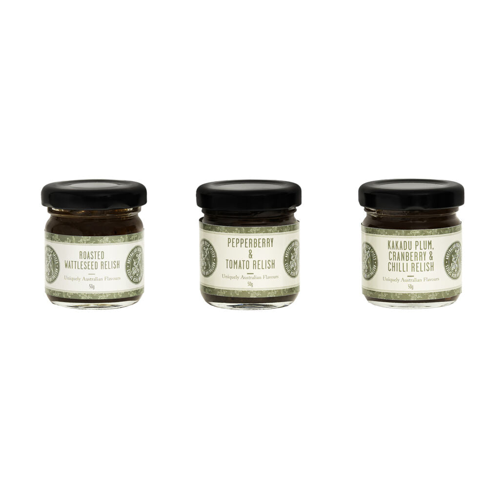 Australian Bush Spices Mini Relish 50g Gourmet Spreads Food Gift Set (6 Pieces) — image 2
