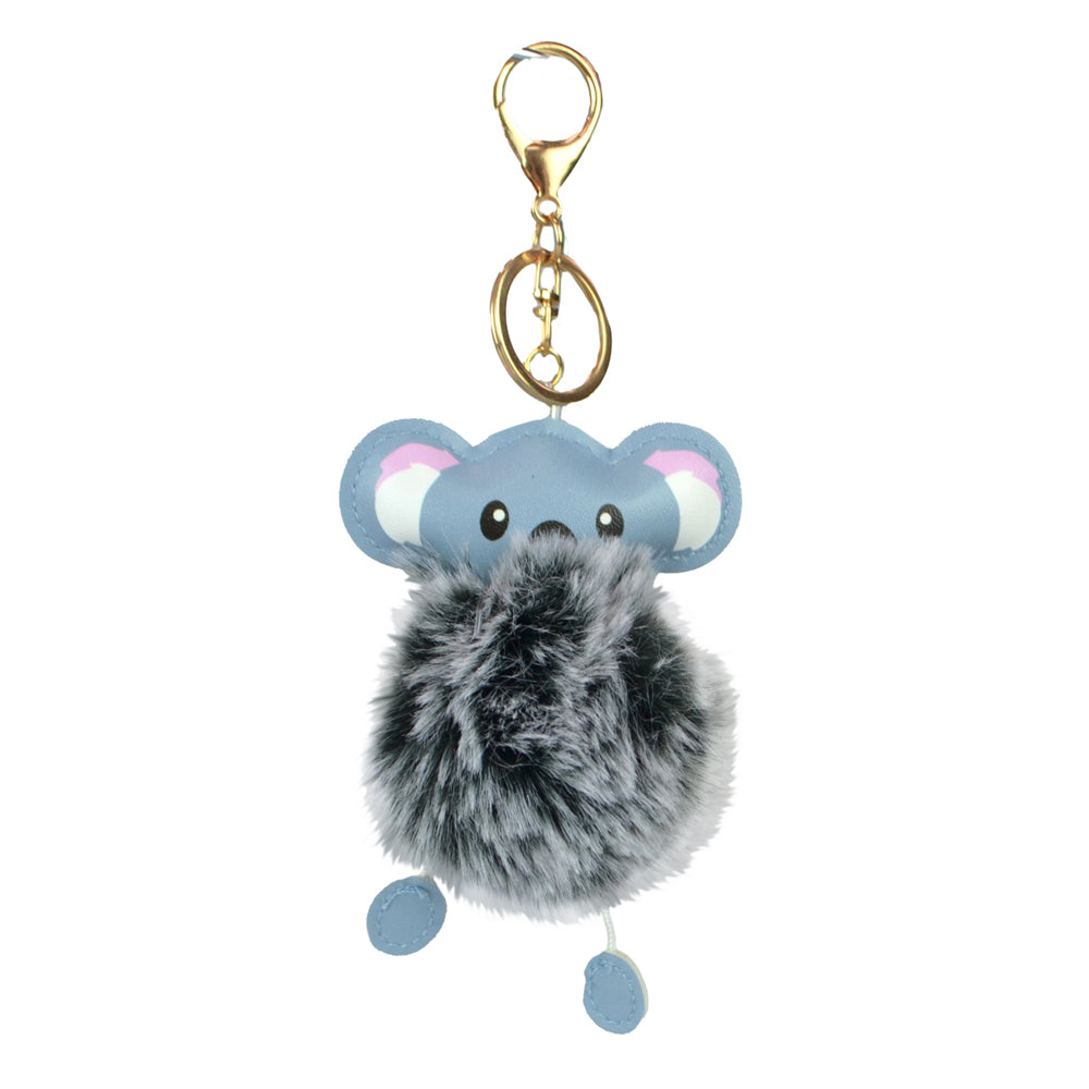 400099299k-zookidz-koala-keychain-animal-plush-fluff-accessory-toy-9cm-black-3