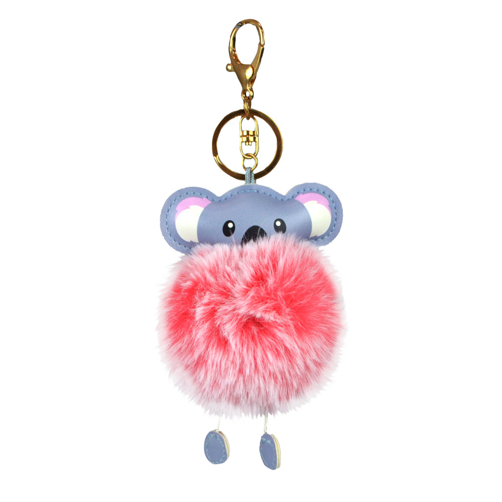 400099305k-zookidz-koala-keychain-animal-plush-fluff-accessory-toy-9cm-pink-3