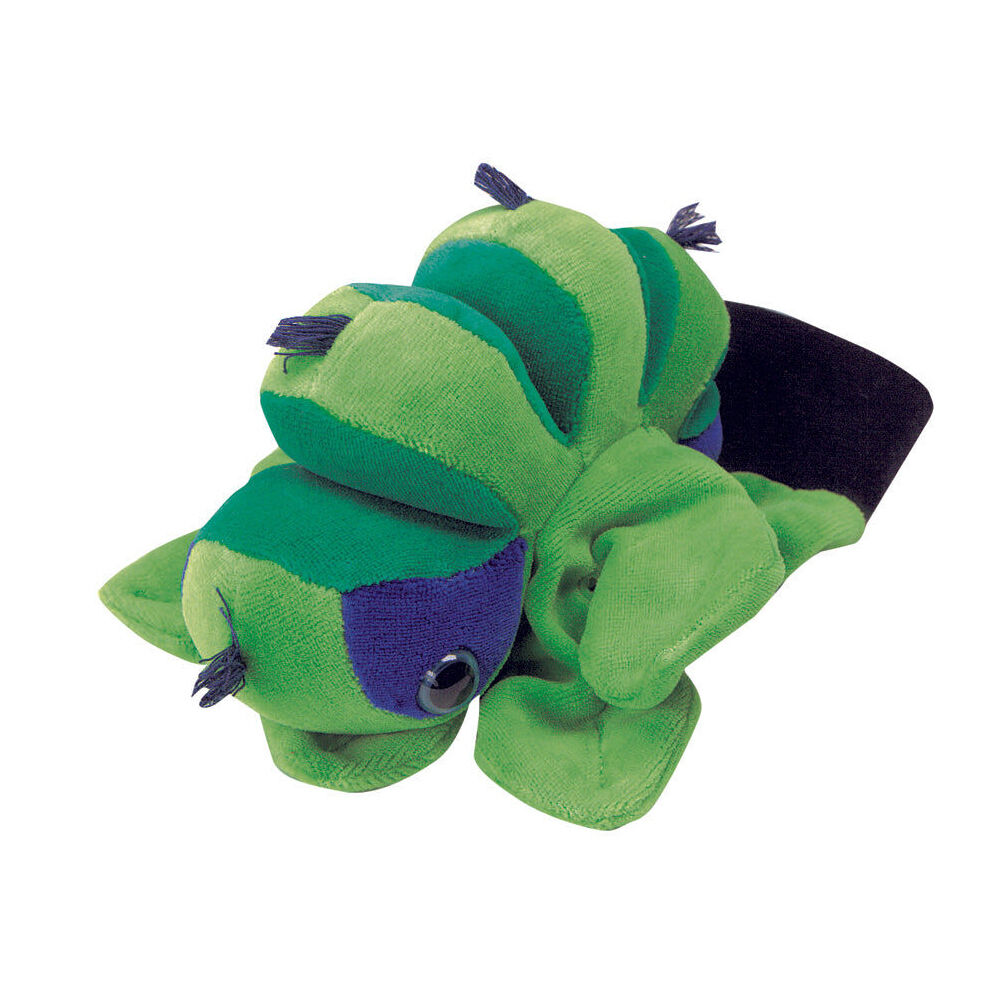 Beleduc Hand Puppet Caterpillar Storytelling Tool Green for Kids - 3y+