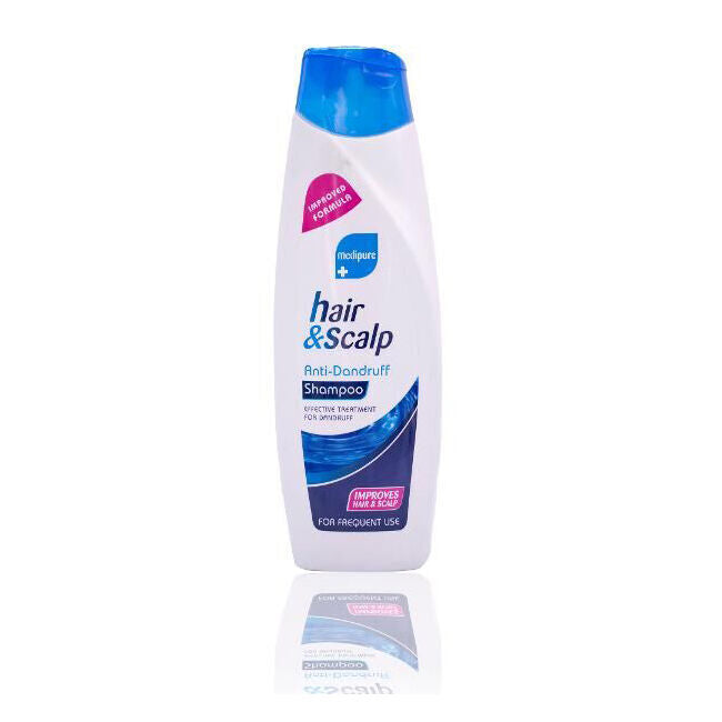 Medipure Hair & Scalp Anti-Dandruff Shampoo 400ml Care For All Types (12 Pack) — image 2