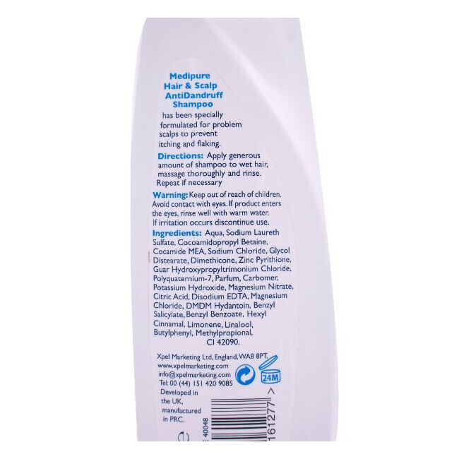 Medipure Hair & Scalp Anti-Dandruff Shampoo 400ml Care For All Types — image 5