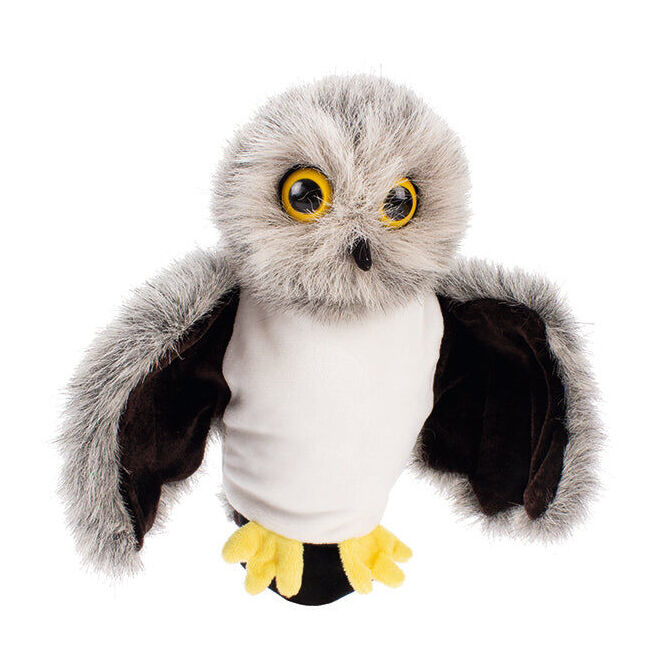 Beleduc Hand Puppet Owl Storytelling Tool Grey Children/Kids - 3y+