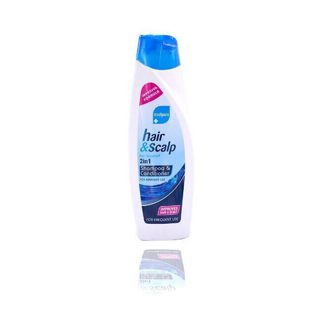 Medipure Hair & Scalp 2in1 Shampoo Conditioner 400ml Anti-Dandruff (12 Pack) — image 2