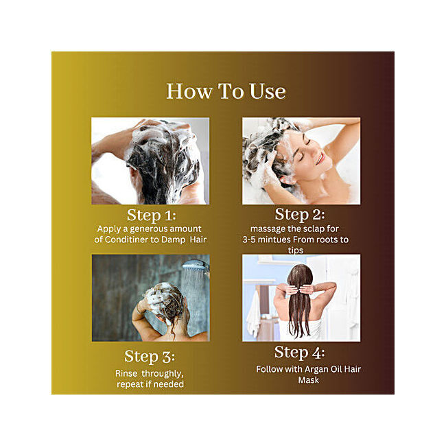 XHC Argan Oil Cleansing Hair Shampoo 300ml Hydrating All Type Nourshing Care (6 Pack) — image 3