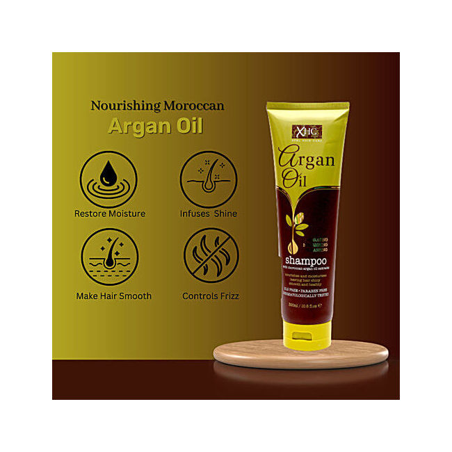 XHC Argan Oil Cleansing Hair Shampoo 300ml Hydrating For All Type Nourshing Care — image 5