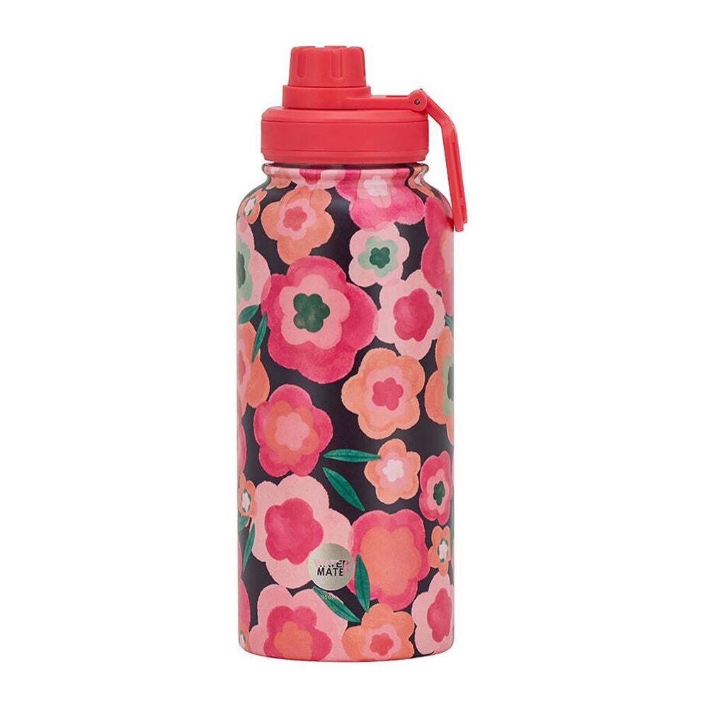 Annabel Trends Watermate 950ml Stainless Steel Drink Bottle Midnight Blooms (2 Pack) — image 2