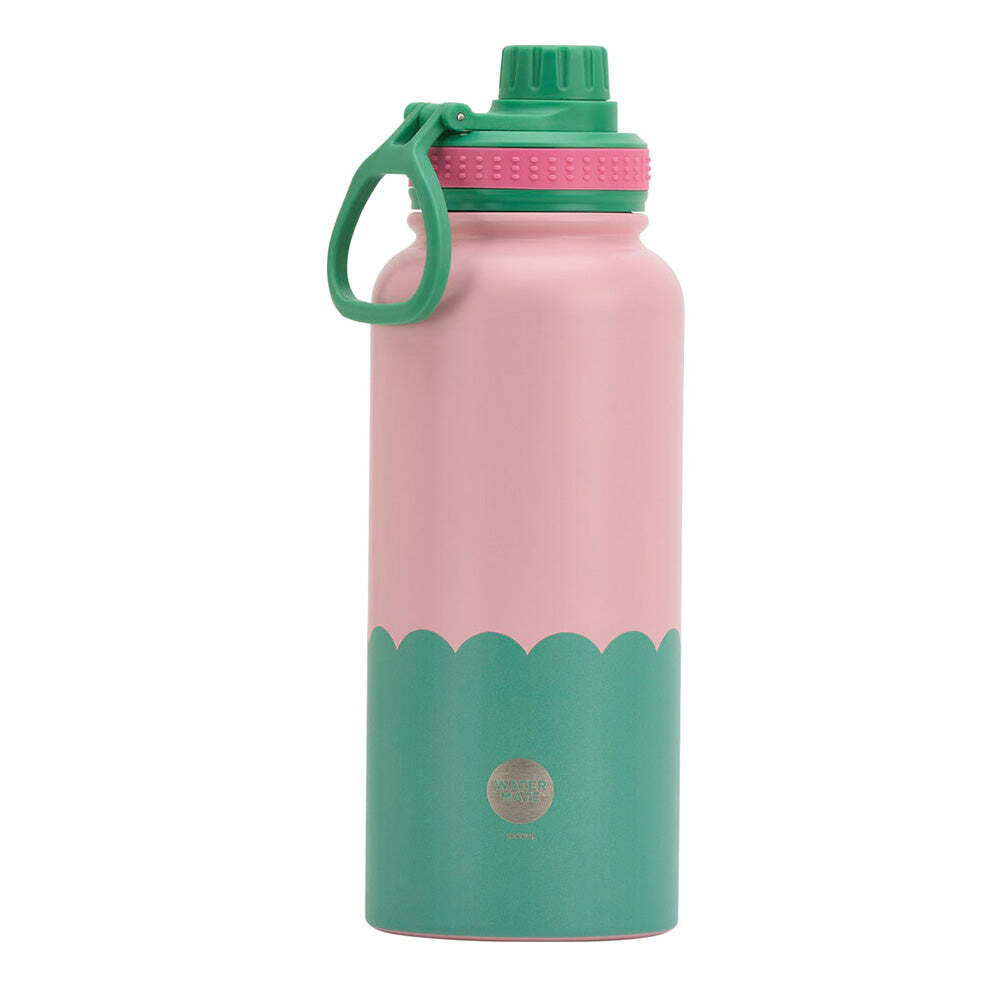 Annabel Trends Watermate Wave 1000ml Stainless Steel Bottle Musk Green (2 Pack) — image 2