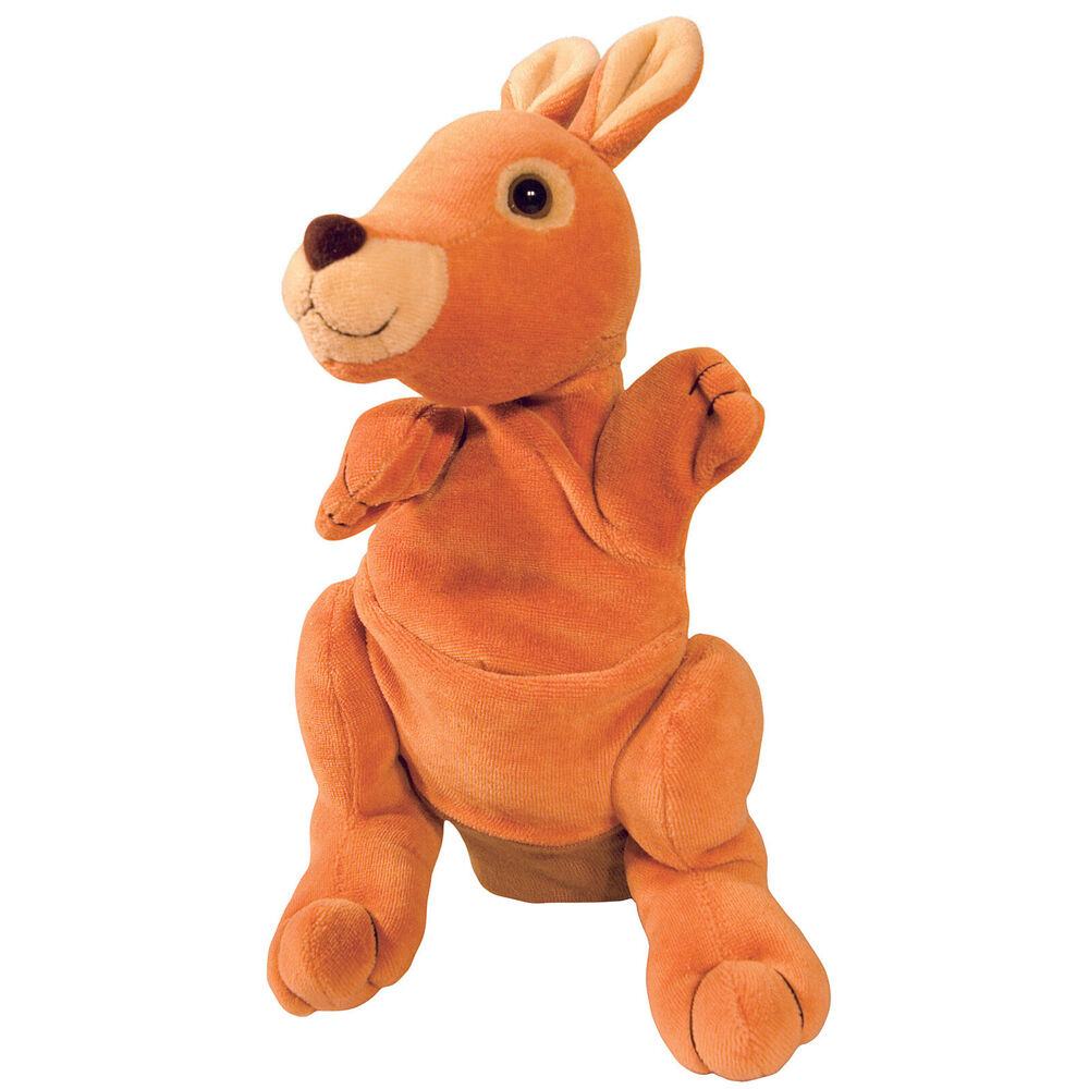 Beleduc Hand Puppet Kangaroo Storytelling Tool Brown Kids/Children - 3y+ (3 Pieces)