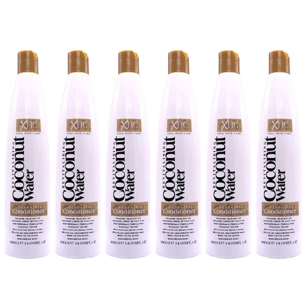 XHC Revitalising Coconut Water Hydrating Conditioner For All Hair 400ml (6 Pack)