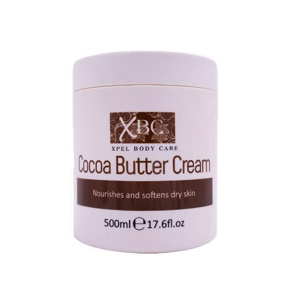 XBC 500ml Cocoa Butter Cream Moisturising Body Lotion For Dry Skin
