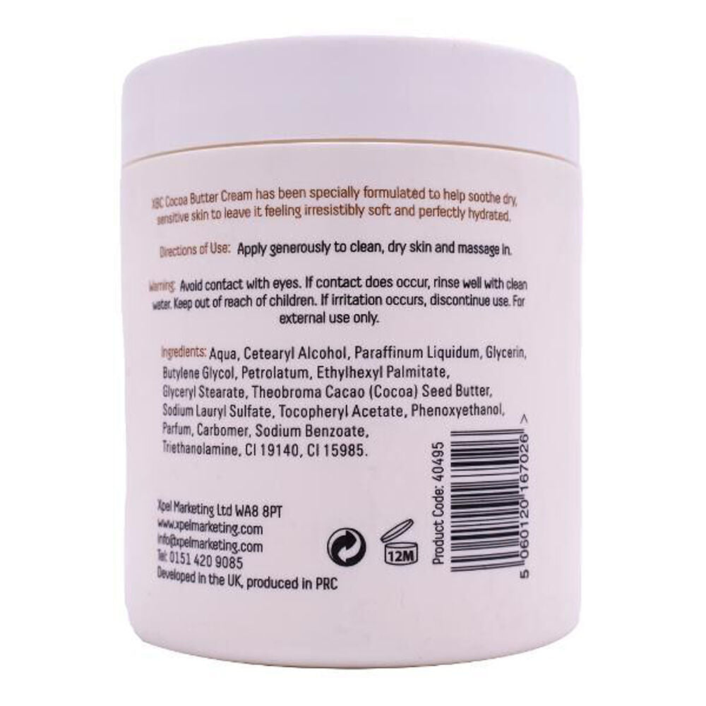 XBC 500ml Cocoa Butter Cream Moisturising Body Lotion For Dry Skin — image 5